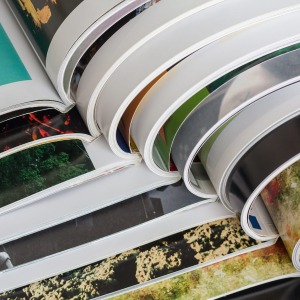 Stack of magazines